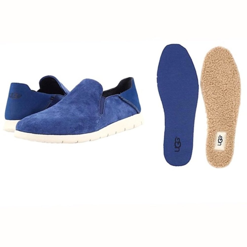 UGG M Knox Suede Blue Shoe with Ugg Pure.